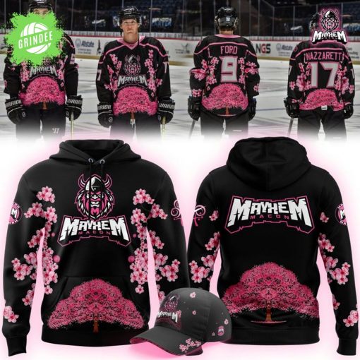 Mayhem x Cherry Blossom Hoodie 2025 Limited Edition – NHL Sakura Merch