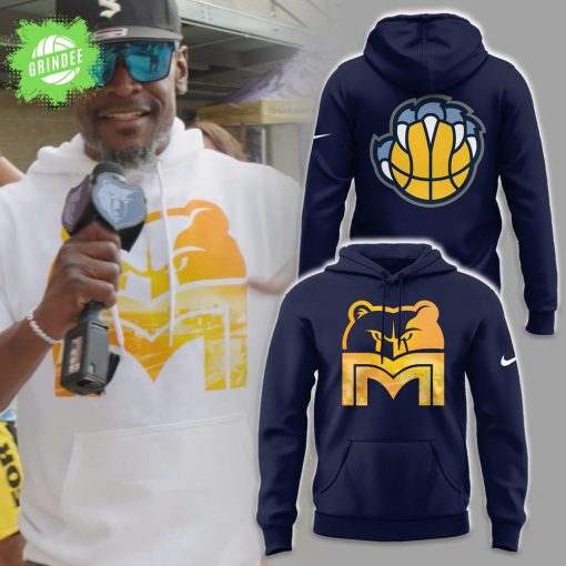 Memphis Grizzlies “M Style” Navy Hoodie 2025