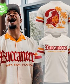 Men’s Duvin Designs Co. Cream Tampa Bay Buccaneers T-Shirt