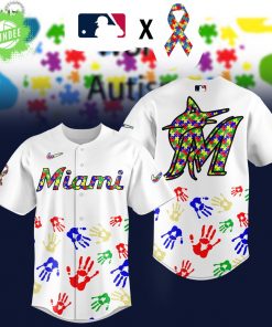 Miami Marlins MLB Autism Awareness Special Edition 2025 Baseball Jersey