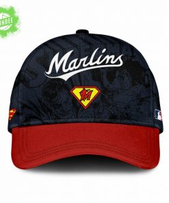 Miami Marlins MLB x Superman Baseball Jersey Editions Limited 2025 – DC Superhero x Baseball Crossover