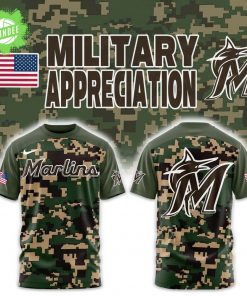 Miami Marlins Military Appreciation Combo T-Shirt
