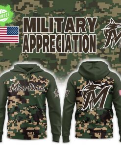 Miami Marlins Military Appreciation Hoodie
