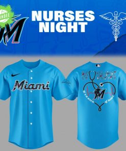 Miami Marlins Nurses Night 2025 Baseball Jersey