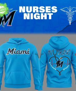 Miami Marlins Nurses Night 2025 Hoodie