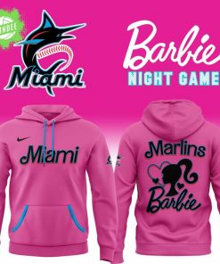 Miami Marlins x Barbie Limited Edition Pink Hoodie for Women