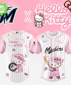 Miami Marlins x Hello Kitty Night 2025 Baseball Jersey Limited Edition