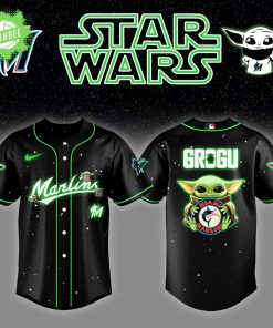Miami Marlins x Star Wars Grogu Night Jersey – Baby Yoda Galactic Game Gear