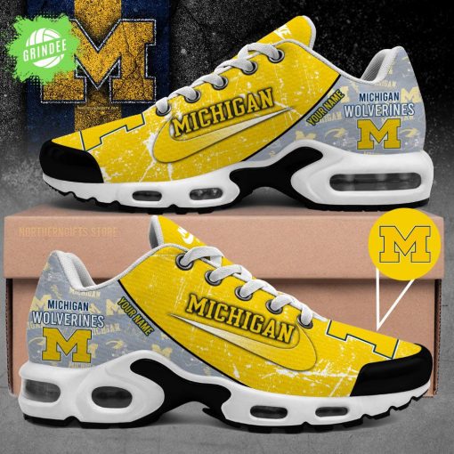 Michigan Air Max Shoes Custom Name for Fans
