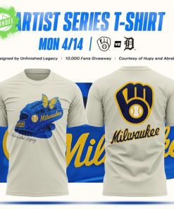 Milwaukee Brewers 4/14 Artist Series T-Shirt