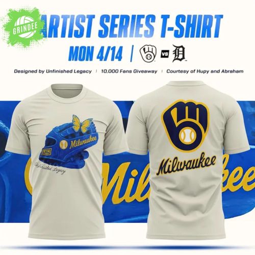 Milwaukee Brewers 4/14 Artist Series T-Shirt