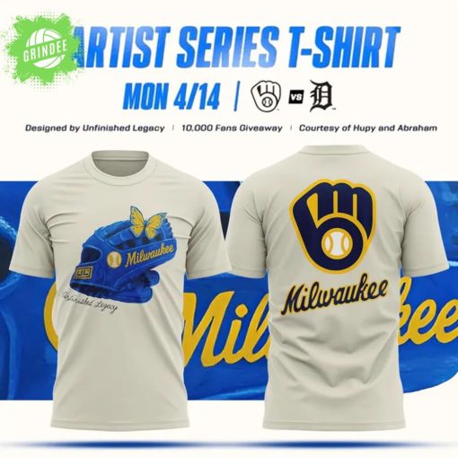 Milwaukee Brewers 4/14 Artist Series T-Shirt