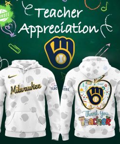 Milwaukee Brewers Happy Teacher Day 2025 Hoodie