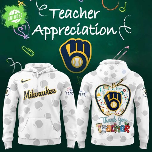 Milwaukee Brewers Happy Teacher Day 2025 Hoodie