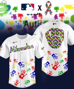 Milwaukee Brewers MLB Autism Awareness Special Edition 2025 Baseball Jersey