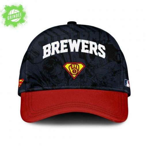 Milwaukee Brewers MLB x Superman Baseball Jersey Editions Limited 2025 – Justice League x MLB Fans Edition