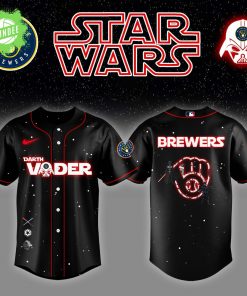 Milwaukee Brewers x Star Wars Darth Vader Night Jersey – Sith Fan Baseball Gear