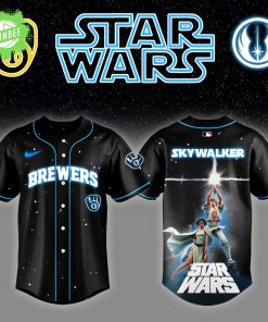 Milwaukee Brewers x Star Wars Luke Skywalker Night Jersey – Jedi MLB Edition