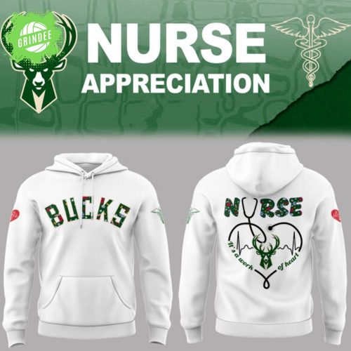 Milwaukee Bucks Nurse Appreciation Hoodie