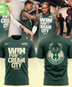 Milwaukee Bucks “Win For Cream City” 2025 Playoffs Limited T-Shirt