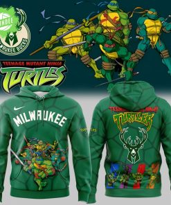 Milwaukee Bucks x Ninja Turtles Night Game Limited Edition Hoodie 2025