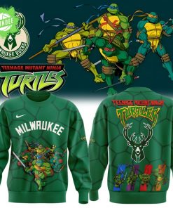 Milwaukee Bucks x Ninja Turtles Night Game Limited Edition Sweatshirt 2025