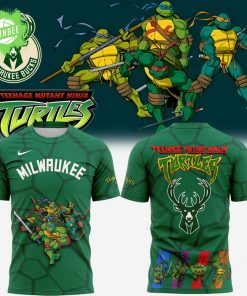 Milwaukee Bucks x Ninja Turtles Night Game Limited Edition T-Shirt 2025