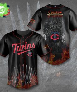 Minnesota Twins Game of Thrones Baseball Jersey House Twins