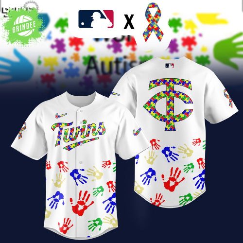 Minnesota Twins MLB Autism Awareness Special Edition 2025 Baseball Jersey