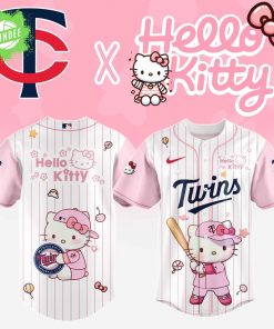 Minnesota Twins x Hello Kitty Night 2025 Baseball Jersey Limited Edition