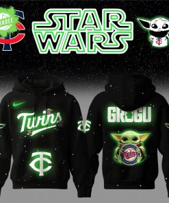 Minnesota Twins x Star Wars Baby Yoda Hoodie – Galactic Game Fan Hoodie