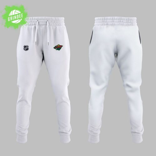 Minnesota Wild Nurses Night 2025 White Hoodie
