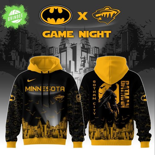 Minnesota Wild x DC Batman Game Night Special Edition Hoodie