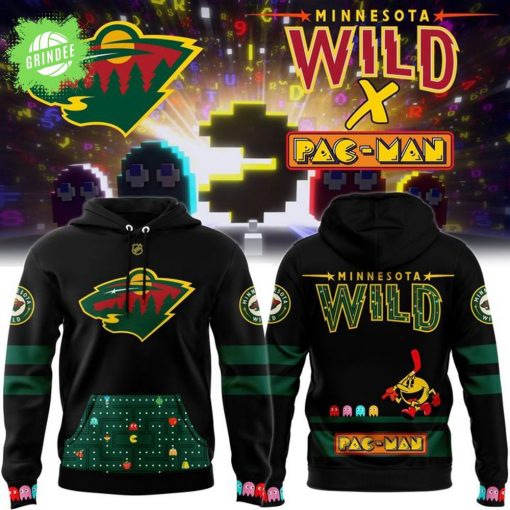 Minnesota Wild x Pac-Man Hoodie Limited Edition