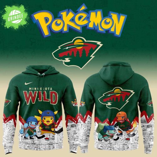 Minnesota Wild x Pokémon Hoodie – Anime Lovers Collection