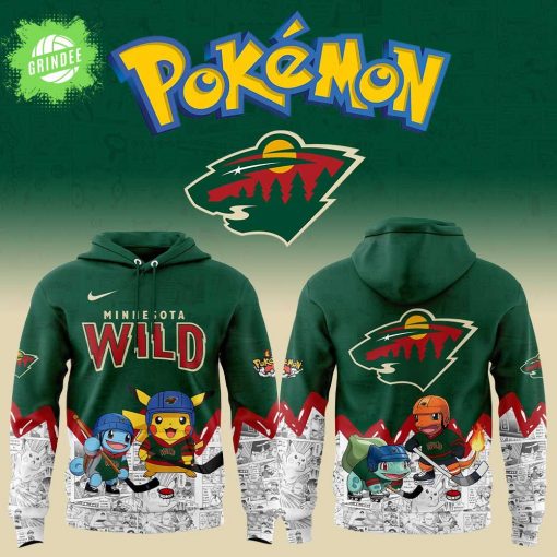 Minnesota Wild x Pokémon Hoodie – Anime Lovers Collection