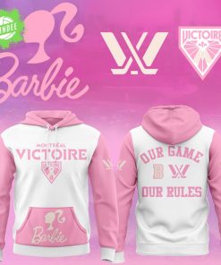 Montreal Victoire x Barbie Limited Edition 2025 Hoodie – Collector’s Women’s Hockey Apparel