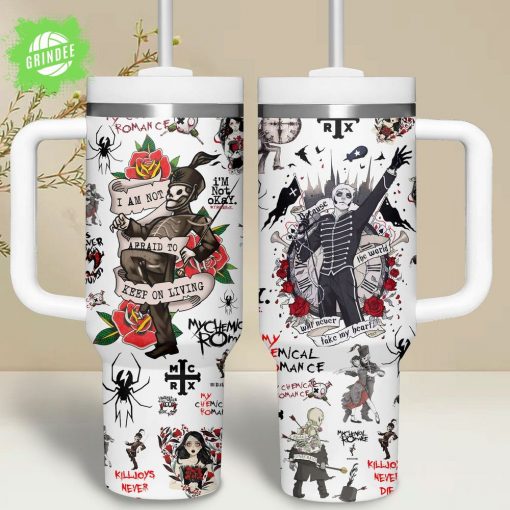 My Chemical Romance “I Am Not Afraid to Keep On Living” 40oz Tumbler