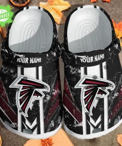 NFL Atlanta Falcons Custom Name Clogs Shoes Gift for Fans
