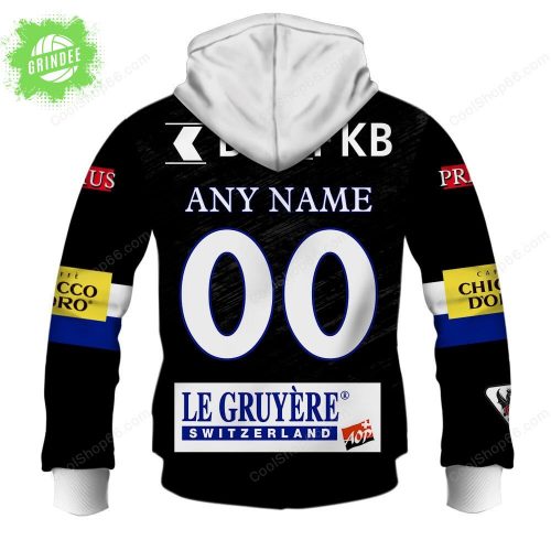 NL Hockey Fribourg-Gottéron Home Jersey Style Hoodie