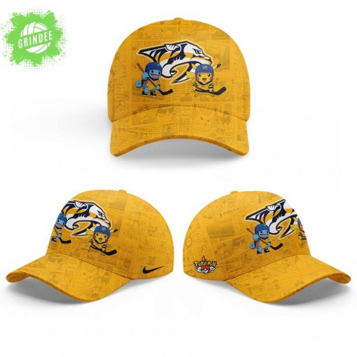 Nashville Predators x Pokémon Cap 2025 – NHL x Pokémon Special Edition Hat