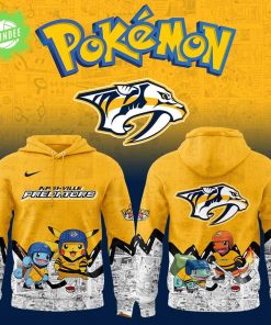 Nashville Predators x Pokémon Hoodie – Limited Edition Anime Crossover Apparel