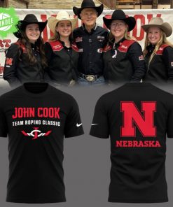 Nebraska Basketball John Cook Roping Classic Limited Black T-Shirt