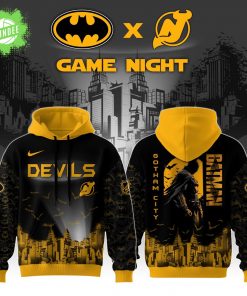 New Jersey Devils x DC Batman Game Night Special Edition Hoodie