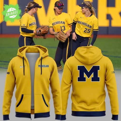 New Uniform Michigan Wolverines Zip Hoodie 2025