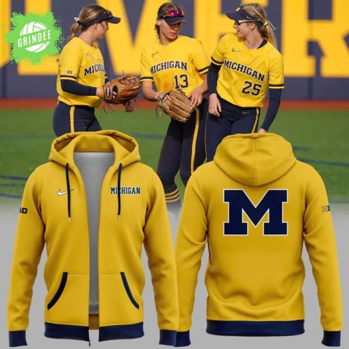 New Uniform Michigan Wolverines Zip Hoodie 2025