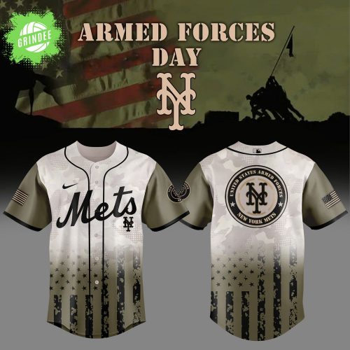 New York Mets Armed Forces Day 2025 Baseball Jersey