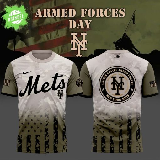 New York Mets Armed Forces Day 2025 T-Shirt