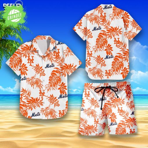 New York Mets Hawaiian Shirt & Shorts Set