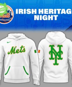 New York Mets Irish Heritage Hoodie – 2025 Special Fan Edition